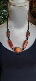 Antieke  etnische ketting, bakeliet., Ophalen of Verzenden, Overige materialen, Ketting