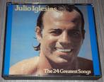 Julio Iglesias - The 24 Greatest Songs, Spaans [2 Cd's], Cd's en Dvd's, Cd's | Schlagers, Gebruikt, Verzenden