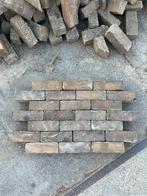 gebruikt oud gebakken dikformaten klinker brons genuanceerd, Tuin en Terras, Ophalen of Verzenden, Gebruikt, Klinkers