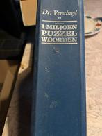 1 miljoen puzzelwoorden - dr Verschuyl, Boeken, Woordenboeken, Gelezen, Ophalen of Verzenden, Overige uitgevers, Nederlands