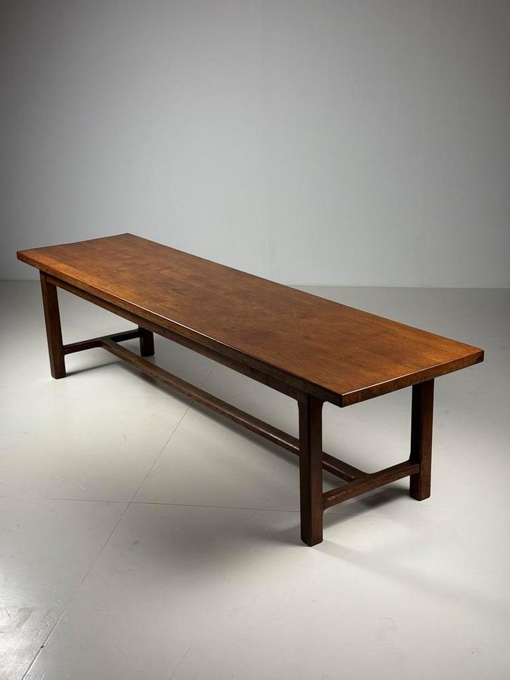 Franse kloostertafel 300cm eiken, Antiek en Kunst, Antiek | Meubels | Tafels, Ophalen