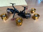 2 x Daiwa GS BR LT 5000-C molens + 4 reservespoelen ZGAN, Watersport en Boten, Ophalen of Verzenden, Zo goed als nieuw, Molen