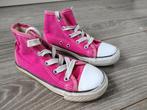 Roze hoge canvas schoenen / sneakers maat 30, Gebruikt, Meisje, Schoenen, Ophalen of Verzenden
