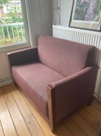 Art deco bankje, Huis en Inrichting, Banken | Bankstellen, Ophalen, Hout, Gebruikt, Tweepersoons