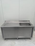 Horeca rvs spoeltafel wastafel aanrecht keukenblok spoelbak, Zo goed als nieuw, Minder dan 100 cm, 50 tot 75 cm, 50 tot 100 cm