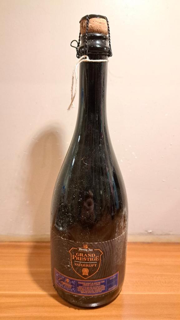 Hertog Jan Grand Prestige Vatgerijpt Cognac 2017, Verzamelen, Biermerken, Zo goed als nieuw, Flesje(s), Hertog Jan, Ophalen of Verzenden