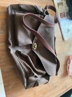 Bruine vintage aktetas. Geen leder!, Sieraden, Tassen en Uiterlijk, Tassen | Damestassen, Ophalen of Verzenden, Zo goed als nieuw