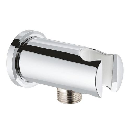 Grohe - Rainshower wandaansluitbocht 1/2″ met houder, Doe-het-zelf en Verbouw, Sanitair, Nieuw, Douche, Chroom, Ophalen