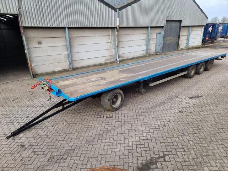Van Hool 13.60 M LONG 1 M HIGH - SUPER SINGLE TIRES - DRUM B, Auto's, Vrachtwagens, Bedrijf, Te koop, Aanhangers en Opleggers
