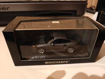 Minichamps Porsche 996 GT2 sealgrau 1/43 beschikbaar voor biedingen