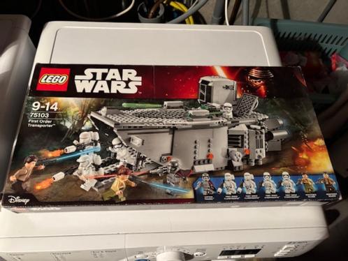 Lego 75103 First Order Transporter, Kinderen en Baby's, Speelgoed | Duplo en Lego, Gebruikt, Lego, Complete set, Ophalen of Verzenden