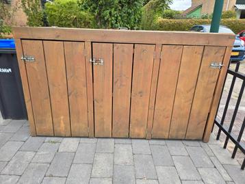 Kliko ombouw voor 3 Kliko's  240 L Douglas hout  beschikbaar voor biedingen