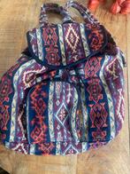 Vintage Rugzak met Etnische Print, Overige merken, Gebruikt, 25 tot 40 cm, Ophalen of Verzenden