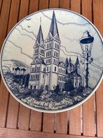 Delfts Blauw Chemkefa bord Munsterkerk Roermond, Ophalen of Verzenden