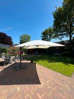 Zweefparasol 3 bij 4 met led verlichting, Tuin en Terras, Ophalen, Zo goed als nieuw, Zweefparasol