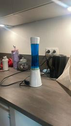 Blauw witte lava lamp, Huis en Inrichting, Lampen | Overige, Ophalen of Verzenden, Zo goed als nieuw