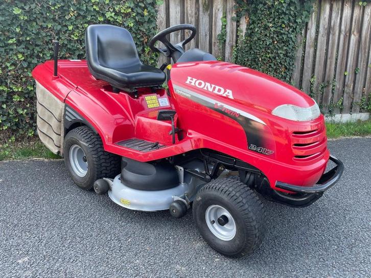 Gebruikt Honda HF 2417 HM Benzine Zitmaaier HF 2417, Tuin en Terras, Zitmaaiers, Gebruikt, 90 tot 120 cm, Elektrische starter