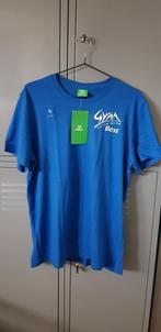 Turnen, teamsport shirt, 'Gym Vereniging Best', mt M, blauw, Maat 36 t/m 42, Ophalen of Verzenden, Nieuw, Blauw