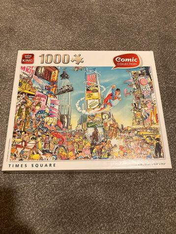 King Puzzel - New York Times Square - 1000 Stukjes beschikbaar voor biedingen