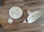 2x Hanglamp wit, Huis en Inrichting, Ophalen, Gebruikt, Metaal, Minder dan 50 cm