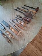 Oude beitels en gutsen - 12 stuks, Ophalen of Verzenden