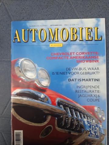 Automobiel Klassiek sep ‘91 – Corvette – VW – Jaguar - Bizz beschikbaar voor biedingen