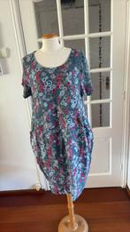 Linnen jurk zomerjurk maat 46 / 48, Kleding | Dames, Ophalen of Verzenden, Zo goed als nieuw, Blauw, Jurk