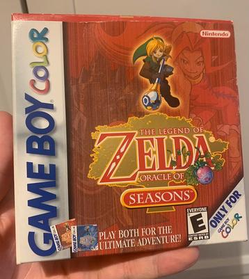 Zelda Oracle of Seasons Gameboy Color USA beschikbaar voor biedingen