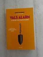 ‘Vals alarm’, boek als nieuw. Nu voor de helft!, Klinische psychologie, Menno Oosterhoff, Ophalen of Verzenden, Zo goed als nieuw
