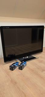 Sharp Aquos Quattron 46 inch. 3D TV + 2 brillen, Ophalen, Gebruikt, 50 Hz, LCD