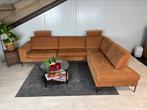 GRATIS LEVERING Hoekbank Cognac 310x225 GEREINIGD, Huis en Inrichting, Hoekbank, 300 cm of meer, Ophalen of Verzenden, Zo goed als nieuw