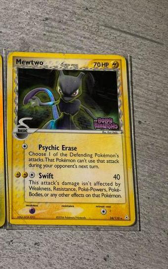 Mewtwo (24/110 stamped) beschikbaar voor biedingen