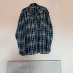 4XL Mountain Overhemd Geel-Blauw Geruit Lange Mouwen, Blauw, Ophalen of Verzenden, Mountain, Overige halswijdtes