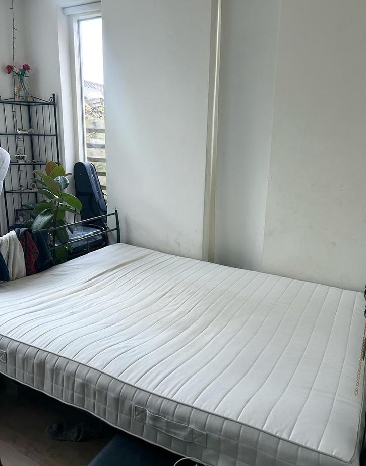 HAFSLO IKEA MATRAS (ZSM WEG), Huis en Inrichting, Slaapkamer | Matrassen en Bedbodems, Zo goed als nieuw, 160 cm, Tweepersoons