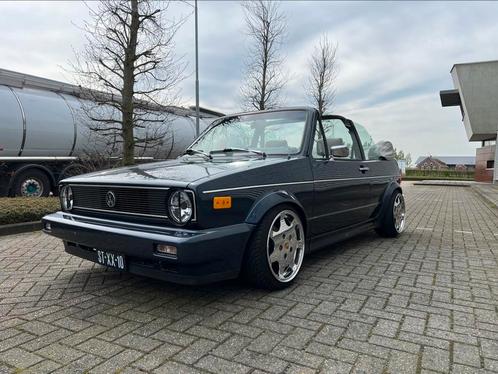 Volkswagen Golf 1.8 Cabriolet AUT U9 1989 Blauw, Auto's, Volkswagen, Particulier, Golf, Airbags, Elektrische ramen, Metallic lak
