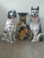XL Husky keramieke beeld, Ophalen, Zo goed als nieuw, Dier