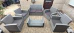 Lounge set, Tuin en Terras, Tuinsets en Loungesets, Ophalen, Gebruikt, Rotan, 6 zitplaatsen