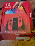 Switch - OLED Model - Mario Red Edition (limited), Spelcomputers en Games, Spelcomputers | Nintendo Switch, Ophalen, Zo goed als nieuw