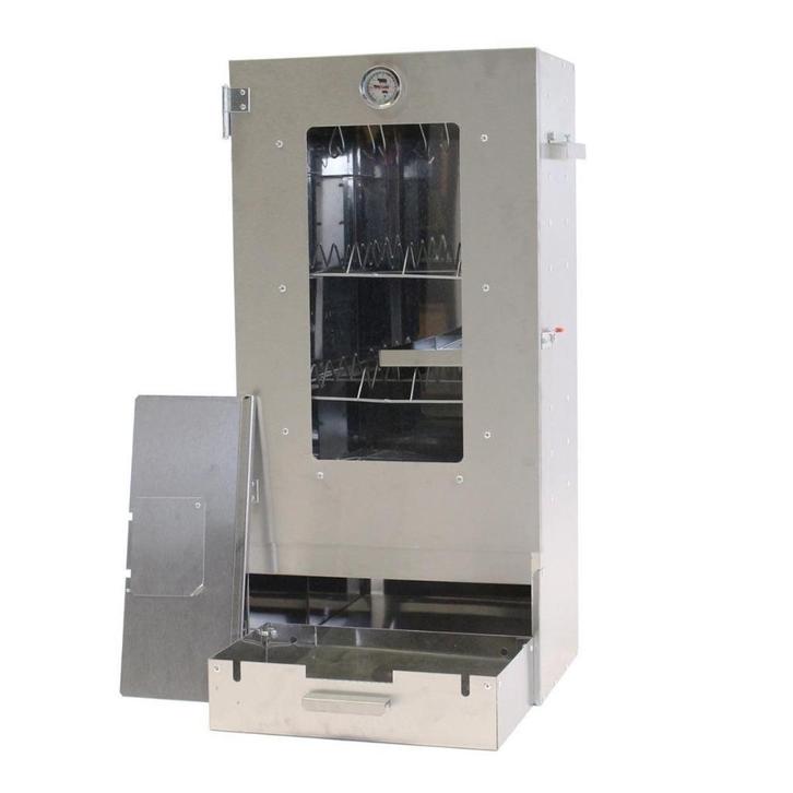 Rookoven 80 cm Incl thermometer/haken 2e Kans!, Tuin en Terras, Houtskoolbarbecues, Zo goed als nieuw, Met accessoires, Verzenden