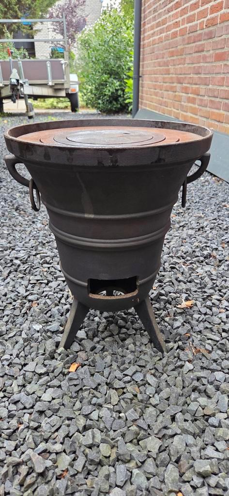 Avapeur Houtkachel voor Zalmschouw, Tuin en Terras, Tuinhaarden, Gebruikt, Ophalen