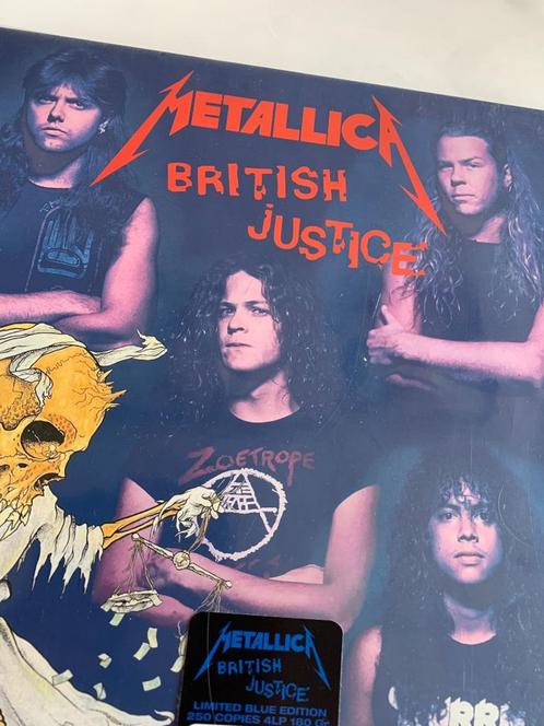 Metallica - British Justice ( 4 lp, ltd. ed.), Cd's en Dvd's, Vinyl | Hardrock en Metal, Zo goed als nieuw, Ophalen