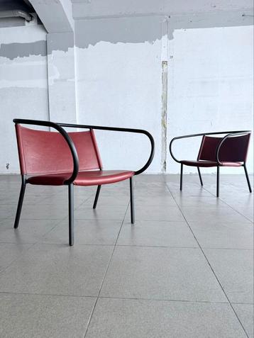2x Danish design Afteroom lounge chair, cognac leather, MENU beschikbaar voor biedingen