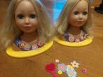 Baby born make-up pop, kaphoofd 2x, Kinderen en Baby's, Speelgoed | Poppen, Ophalen of Verzenden, Gebruikt, Babypop