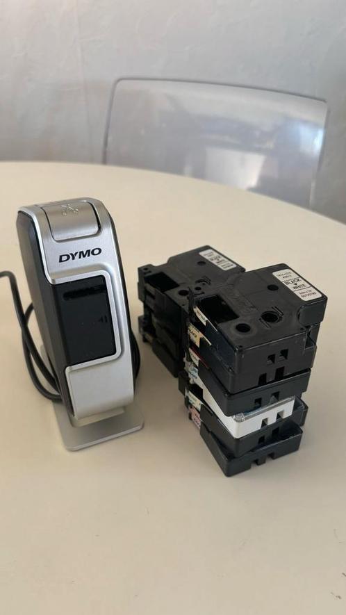 DYMO LabelManager PnP labelprinter + 10 cartridges, Computers en Software, Labelprinters, Zo goed als nieuw, Ophalen of Verzenden