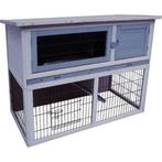 Flamingo konijnenhok met ren duplex cottage - 114x60x90cm, 110 cm of meer, Ophalen of Verzenden, 90 cm of meer, Ren