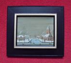 Jaap ter Haar.1992-1998.Winter in Holland.Uniek schilderij!, Antiek en Kunst, Ophalen