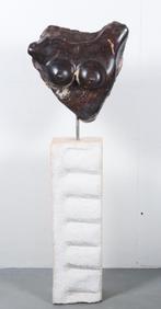 Marmer Beeld Sculptuur Torso van Vrouw Naakt h. 127 cm., Ophalen of Verzenden