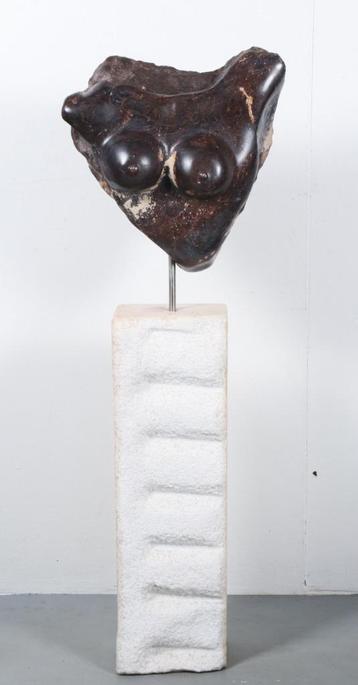 Marmer Beeld Sculptuur Torso van Vrouw Naakt h. 127 cm. beschikbaar voor biedingen