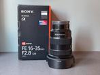 Sony FE 16-35 F2.8 GM lens SEL1635GM, Audio, Tv en Foto, Fotografie | Lenzen en Objectieven, Ophalen, Zo goed als nieuw, Groothoeklens