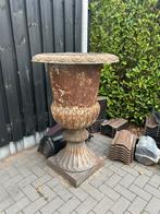 Grote gietijzeren pot, Tuin en Terras, Bloempotten, Ophalen of Verzenden, Rond, Metaal, 40 cm of meer